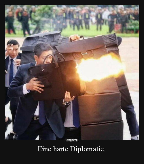 Eine harte Diplomatie.. - Lustige Bilder | DEBESTE.de