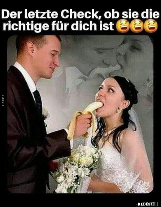 Der letzte Check, ob sie die richtige für dich ist..