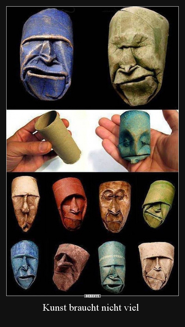 Kunst braucht nicht viel..