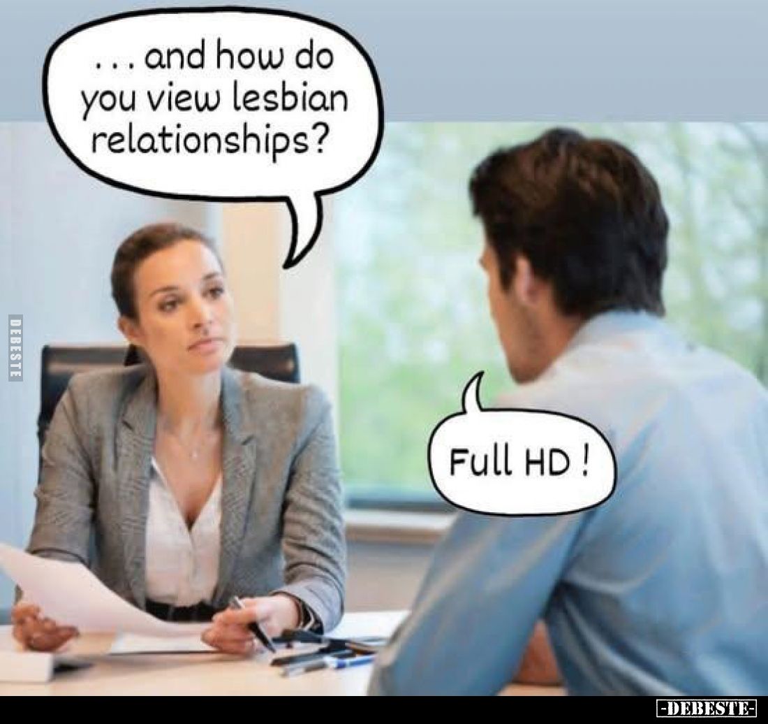 And how do you view lesbian relationships? -
Full HD!