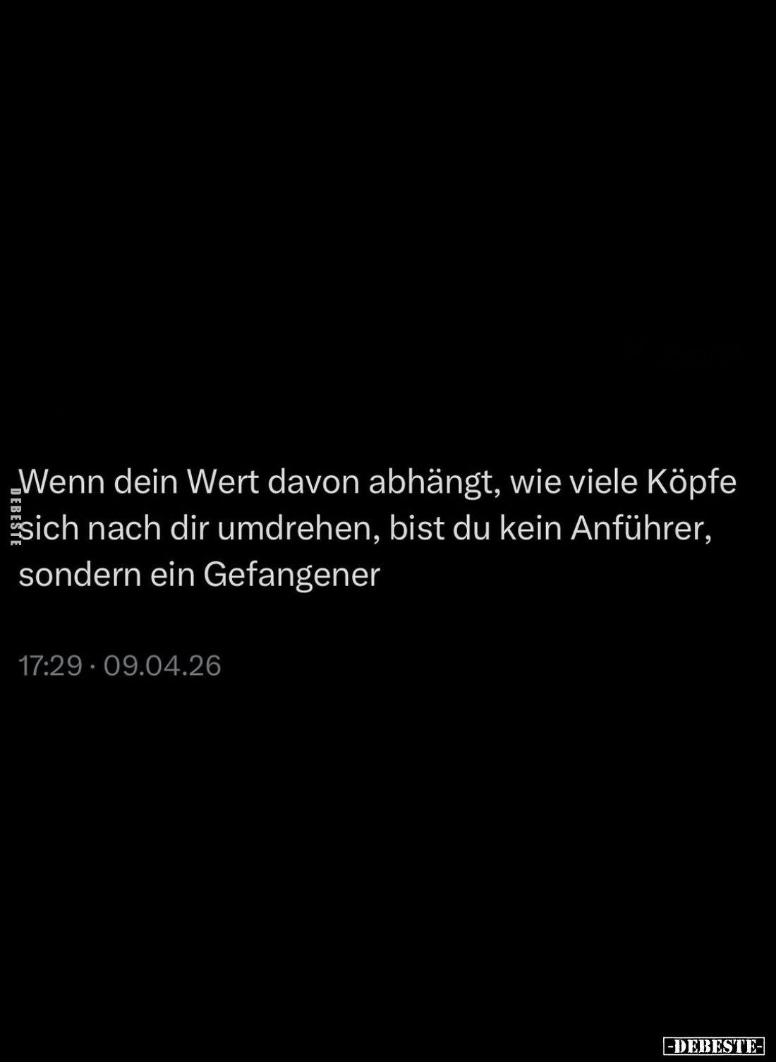 Wenn dein Wert davon abhängt, wie viele Köpfe sich nach dir.. - Lustige Bilder | DEBESTE.de