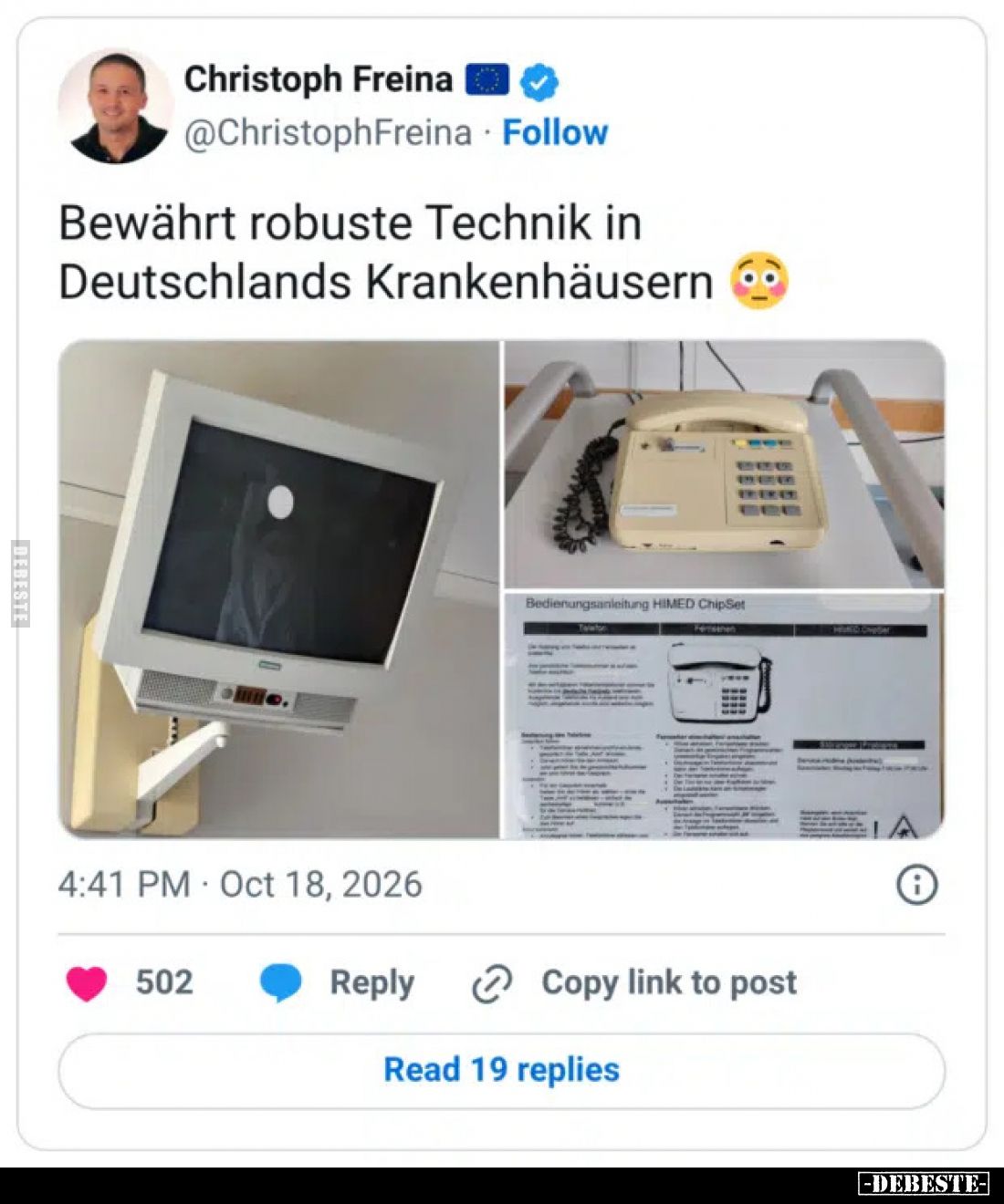 Bewährt robuste Technik in Deutschlands Krankenhäusern