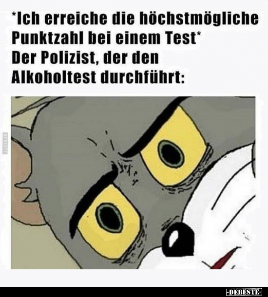 *Ich erreiche die höchstmögliche Punktzahl bei einem Test*.. - Lustige Bilder | DEBESTE.de