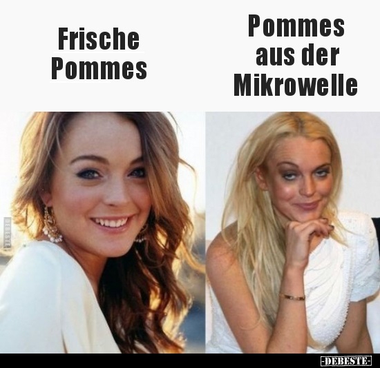 Frische Pommes / Pommes aus der Mikrowelle..