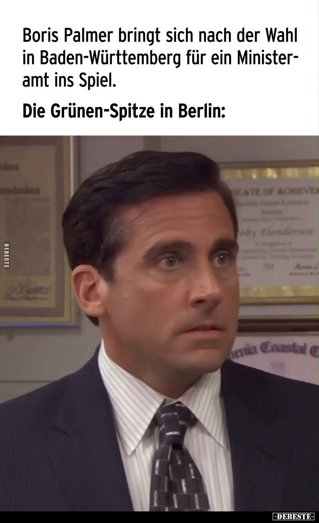 Boris Palmer bringt sich nach der Wahl in Baden-Württemberg für ein Ministeramt ins Spiel. - Die Grünen-Spitze in Berlin: