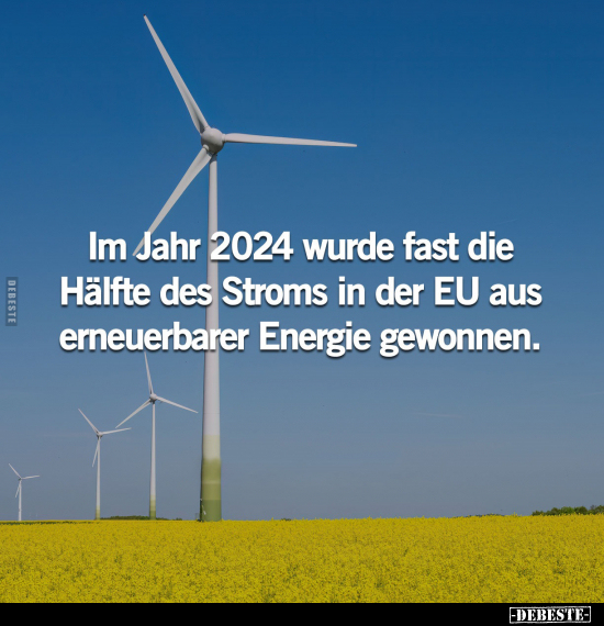 2024, Energie, Gewonnen