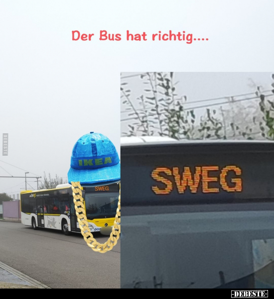 Der Bus hat richtig... - Lustige Bilder | DEBESTE.de