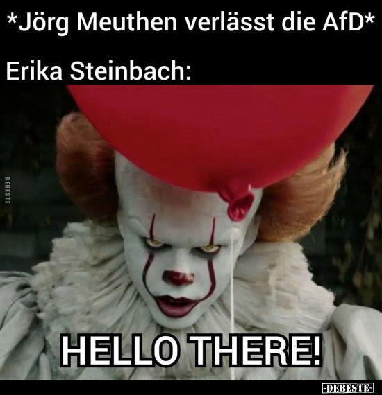 *Jörg Meuthen verlässt die AfD*... - Lustige Bilder | DEBESTE.de