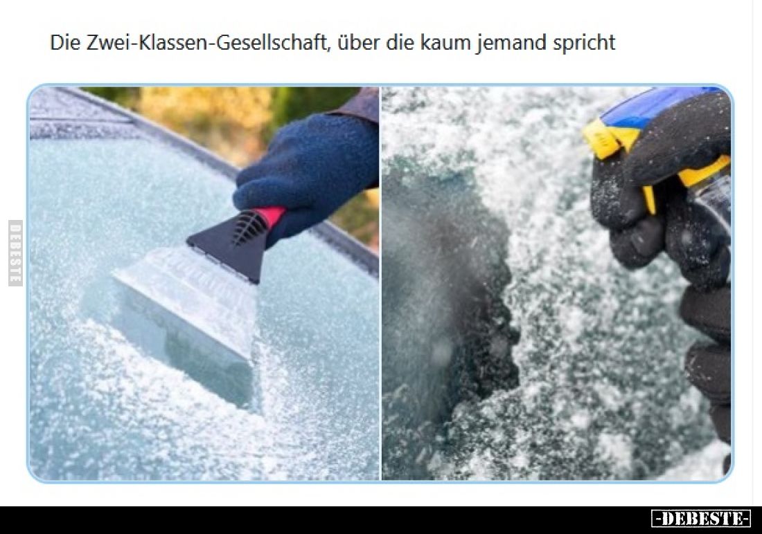 Die Zwei-Klassen-Gesellschaft, über die kaum jemand spricht