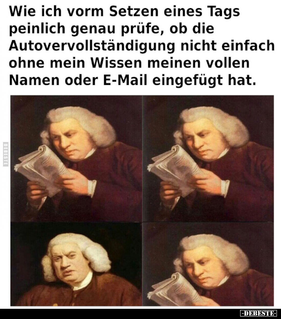 Wie ich vorm Setzen eines Tags peinlich genau prüfe, ob die Autovervollständigung nicht einfach ohne mein Wissen meinen volle...