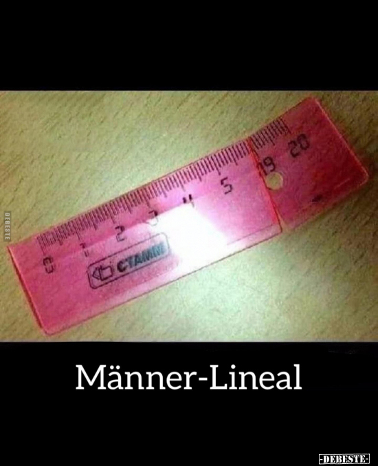 Männer-Lineal