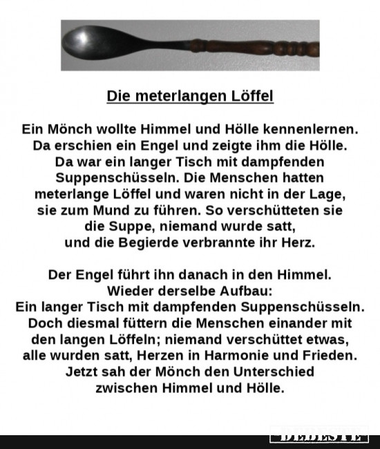 Die meterlangen Löffel - Lustige Bilder | DEBESTE.de