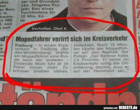 Kann ja mal passieren..