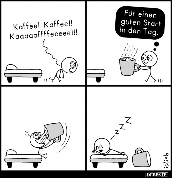 Kaffee, Start In Den Tag