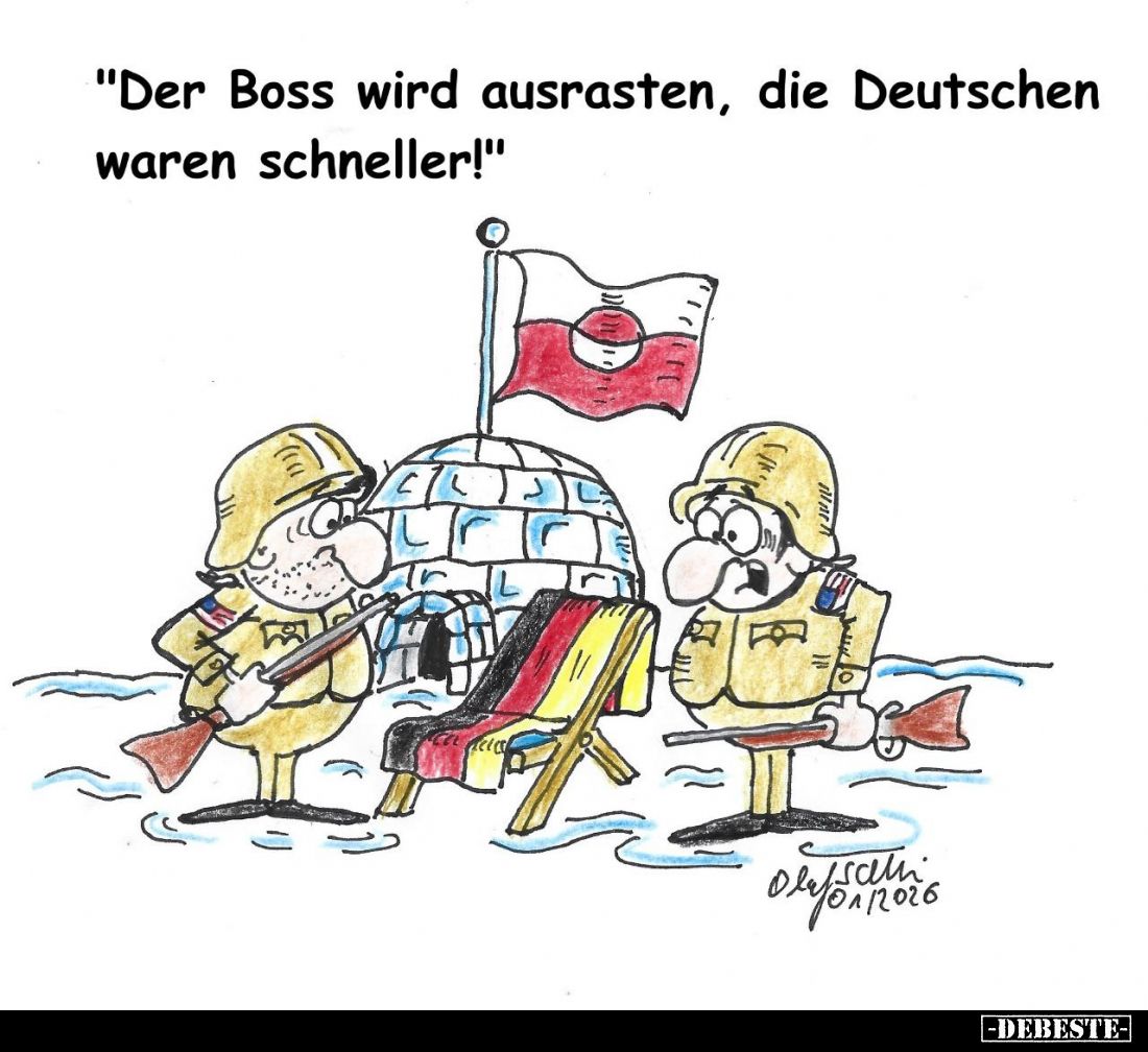 "Der Boss wird ausrasten, die Deutschen waren schneller!"