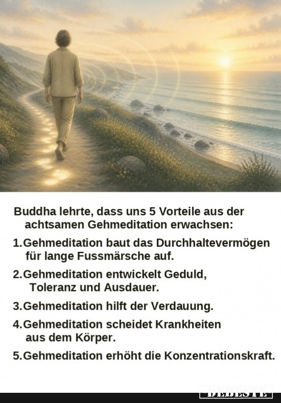 Gehmeditation - 5 Vorteile - Lustige Bilder | DEBESTE.de