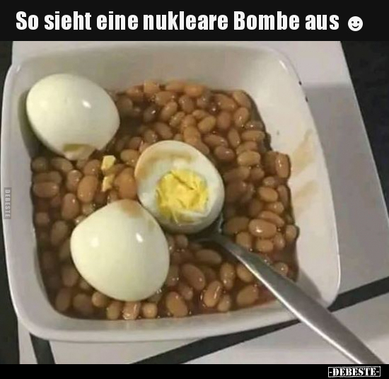 So sieht eine nukleare Bombe aus... - Lustige Bilder | DEBESTE.de