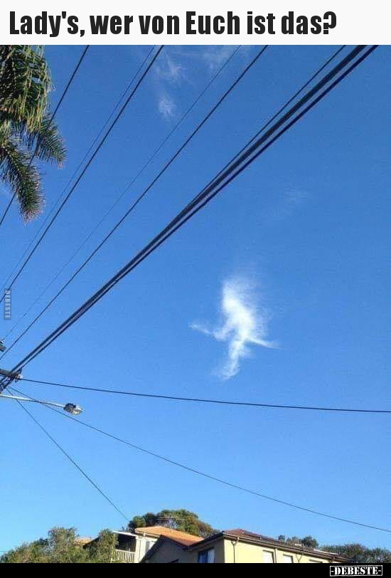 Lady's, wer von Euch ist das?..