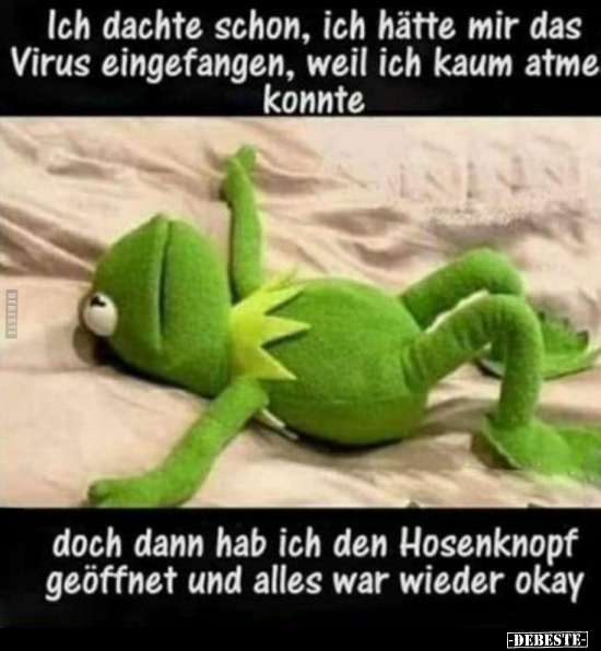 Ich dachte schon, ich hätte mir das Virus eingefangen.. - Lustige Bilder | DEBESTE.de