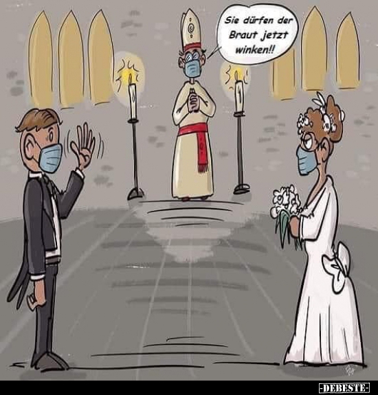 Sie dürfen der Braut jetzt winken!! - Lustige Bilder | DEBESTE.de