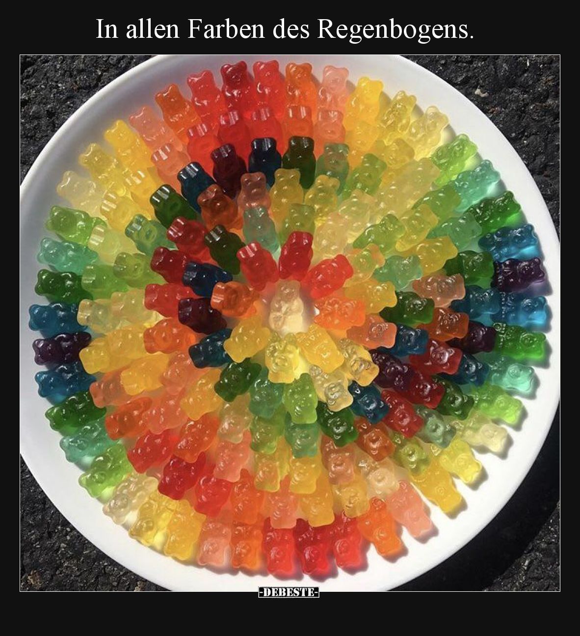 In allen Farben des Regenbogens