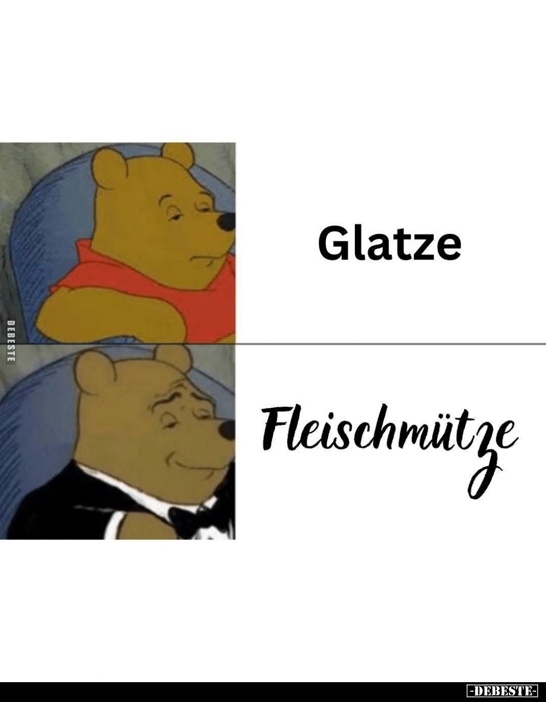 Glatze /
Fleischmütze