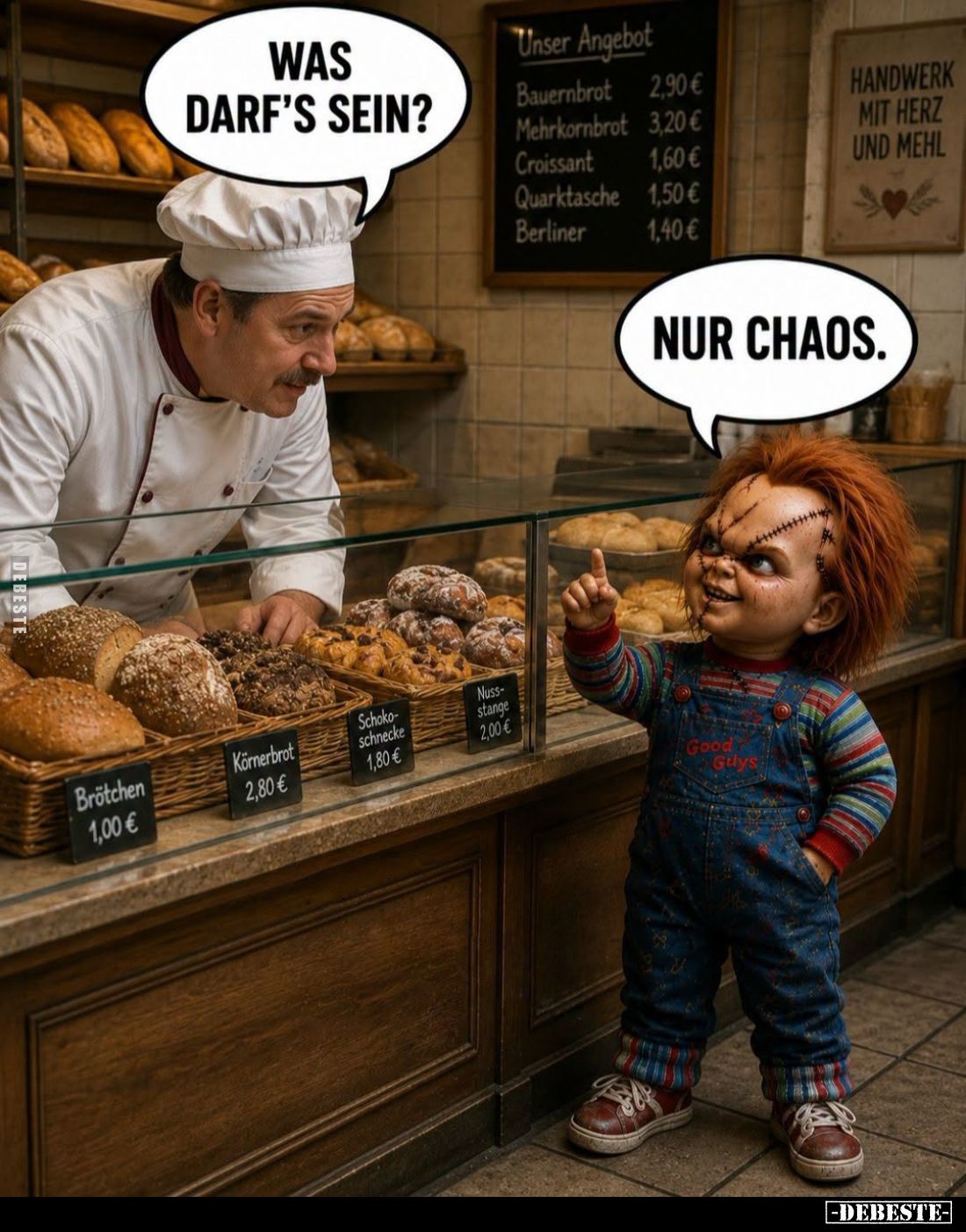 Was darf's sein?
-
Nur Chaos.