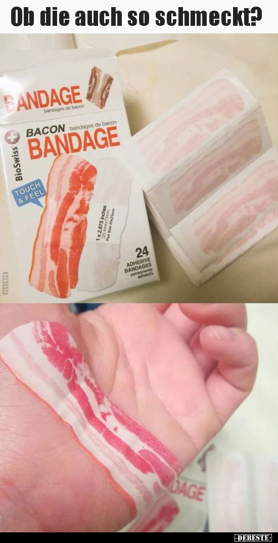 Ob die auch so schmeckt?..