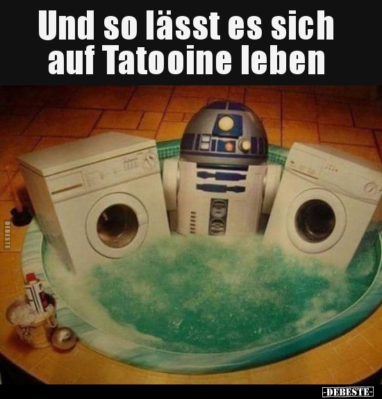 Und so lässt es sich auf Tatooine leben..