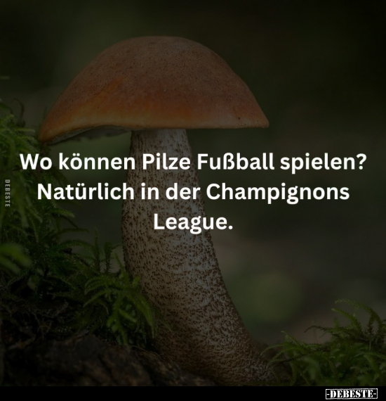 Pilze, Fußball, Spielen