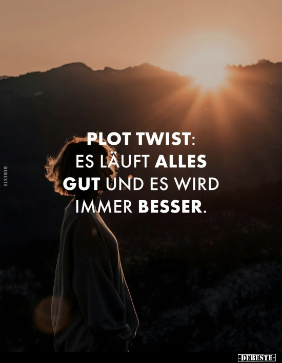 Plot Twist: Es läuft alles gut und es wird immer besser.. - Lustige Bilder | DEBESTE.de