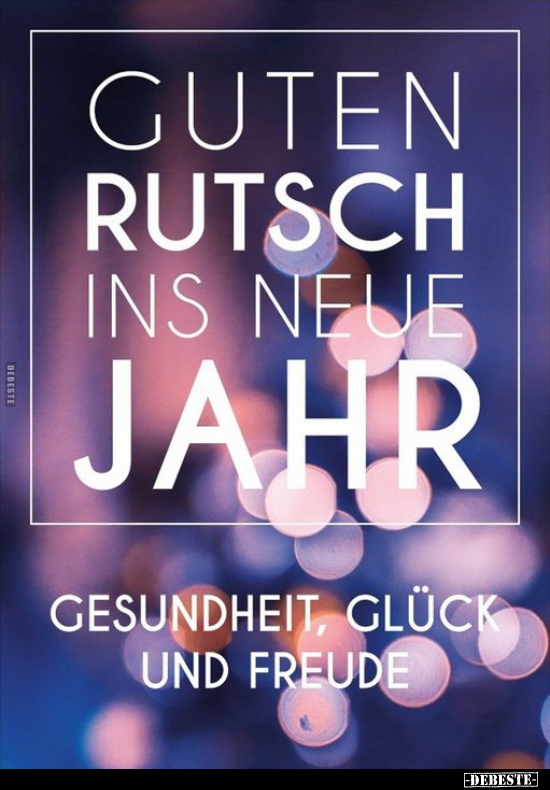 Guten Rutsch ins neue Jahr.. - Lustige Bilder | DEBESTE.de