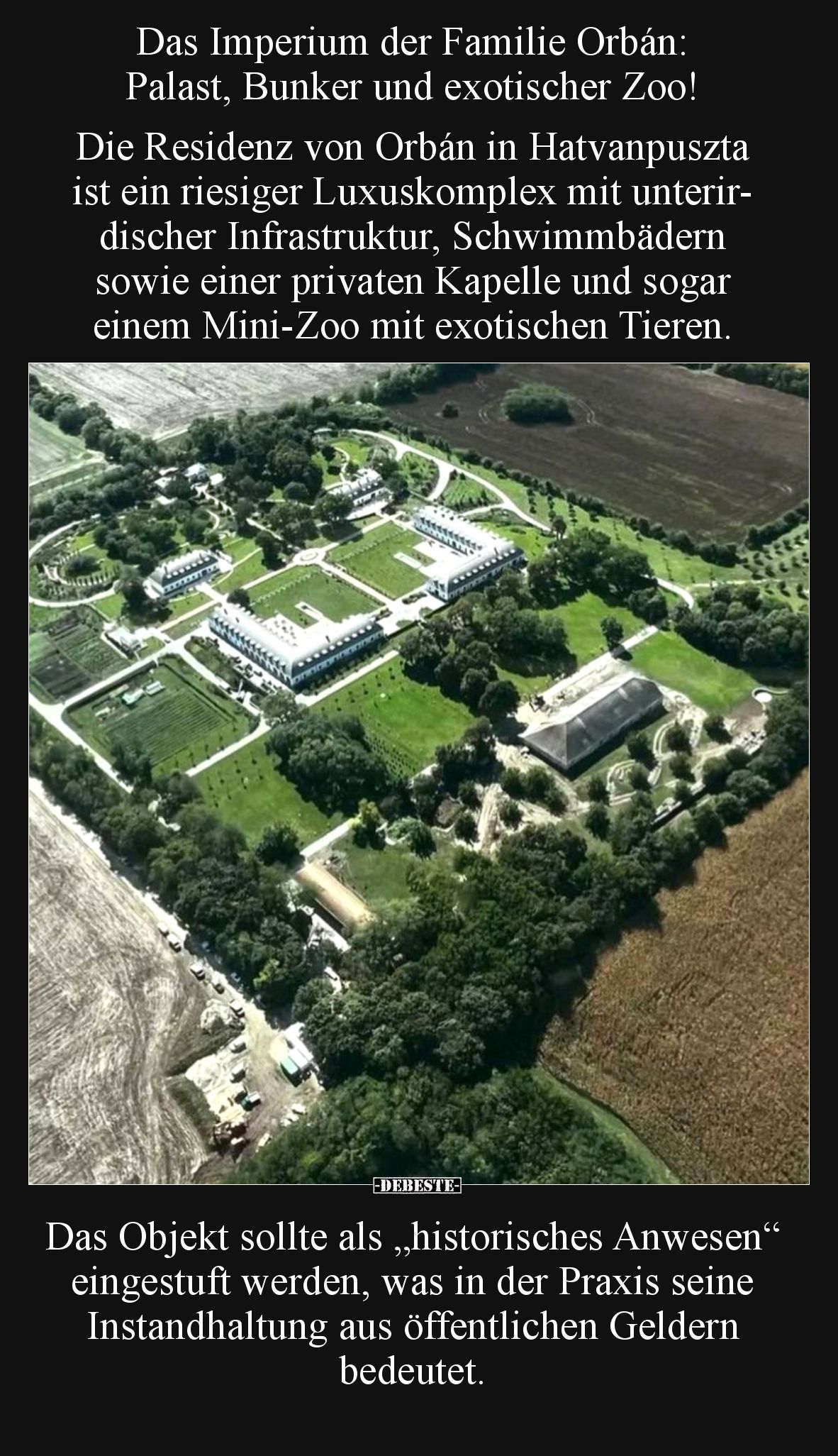 Das Imperium der Familie Orbán: Palast, Bunker und.. - Lustige Bilder | DEBESTE.de