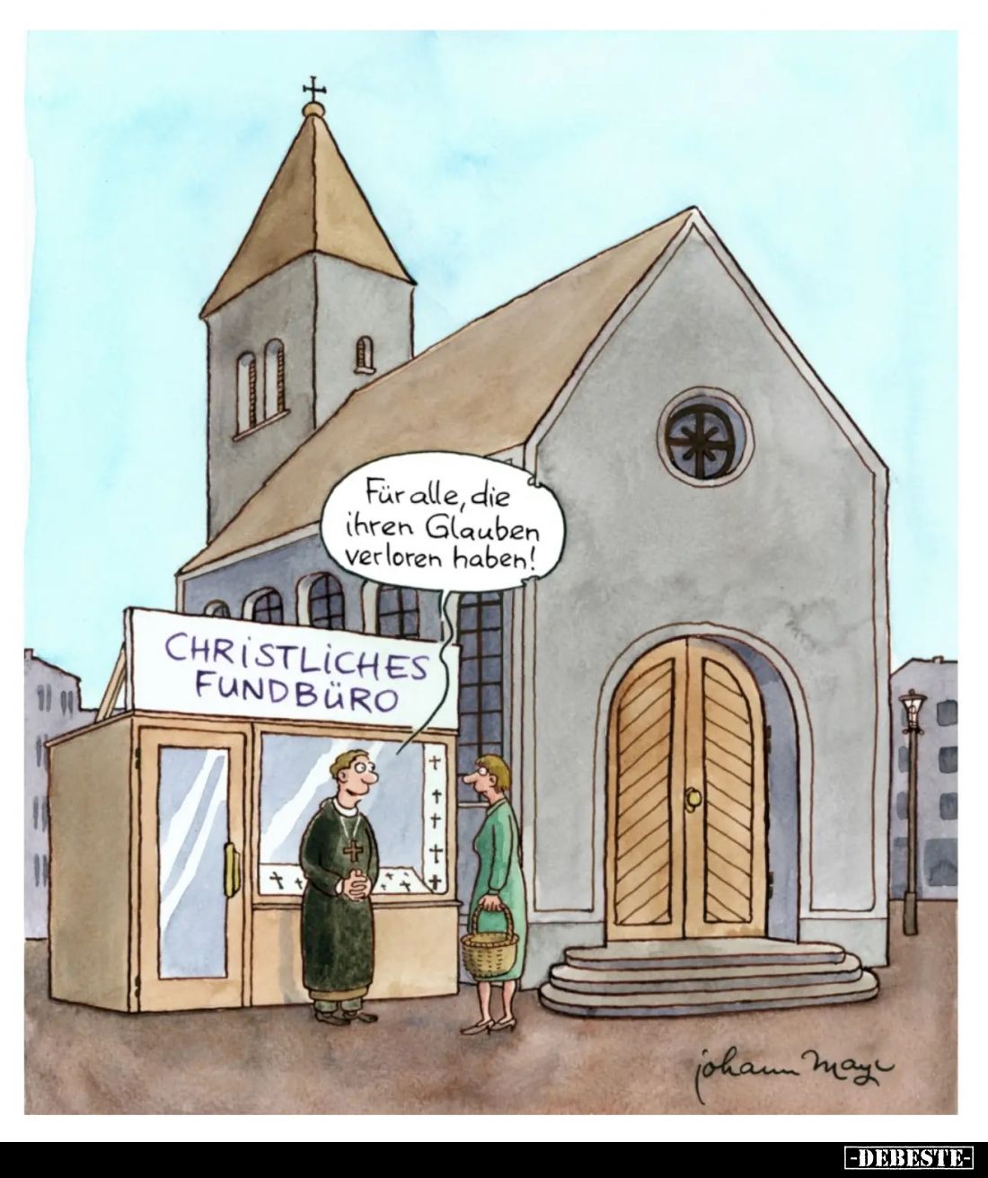 Christliches Fundbüro
-
Für alle, die ihren Glauben verloren haben!