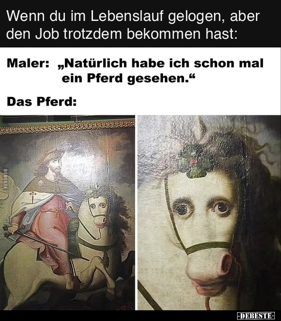 Wenn du im Lebenslauf gelogen, aber den Job trotzdem.. - Lustige Bilder | DEBESTE.de