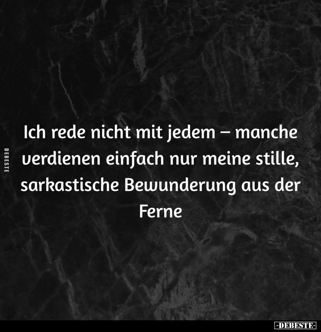 Ich rede nicht mit jedem... - Lustige Bilder | DEBESTE.de