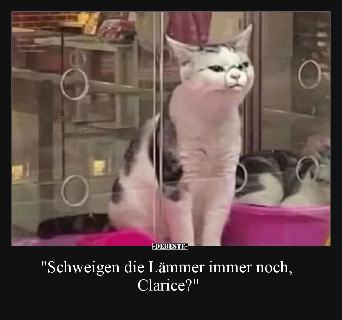 "Schweigen die Lämmer immer noch, Clarice?"