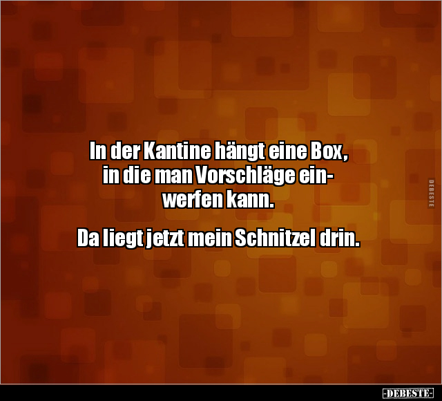 In der Kantine hängt eine Box.. - Lustige Bilder | DEBESTE.de