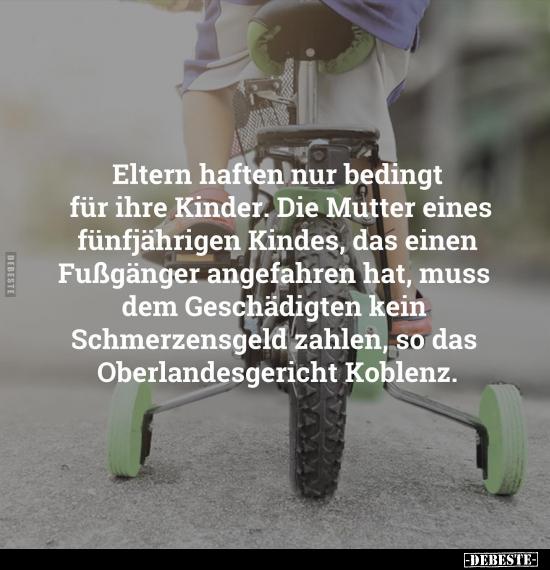 Eltern haften nur bedingt für ihre Kinder.. - Lustige Bilder | DEBESTE.de