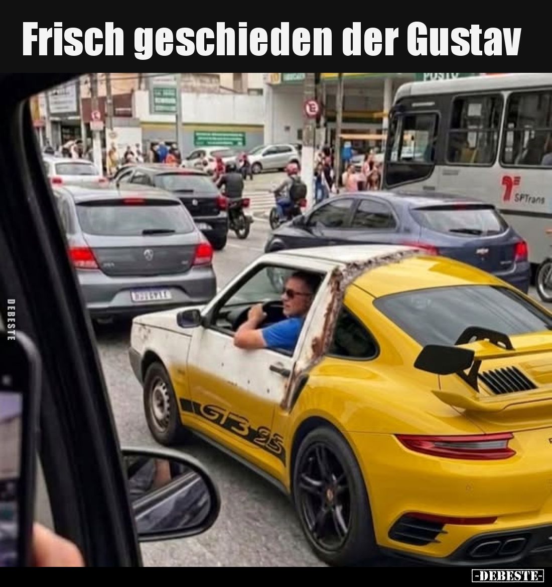 Frisch geschieden der Gustav
