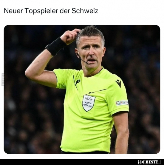 Neuer Topspieler der Schweiz.. - Lustige Bilder | DEBESTE.de