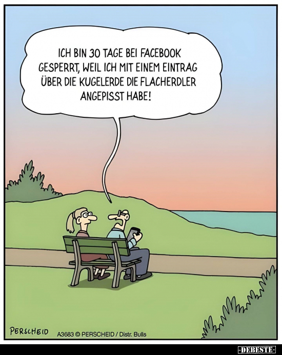 Ich bin 30 Tage bei Facebook gesperrt, weil ich mit einem.. - Lustige Bilder | DEBESTE.de