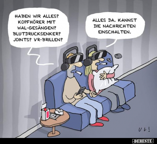 Haben wir alles? Kopfhörer mit Wal-Gesängen?.. - Lustige Bilder | DEBESTE.de