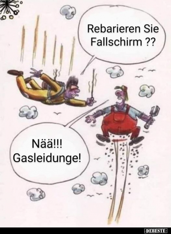 Rebarieren Sie Fallschirm?.. - Lustige Bilder | DEBESTE.de