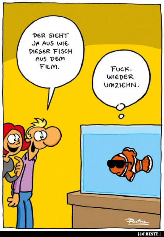 Der sieht ja aus wie dieser Fisch aus dem Film... - Lustige Bilder | DEBESTE.de