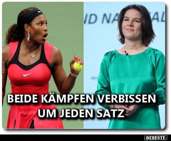 Beide kämpfen verbissen um jeden Satz... - Lustige Bilder | DEBESTE.de