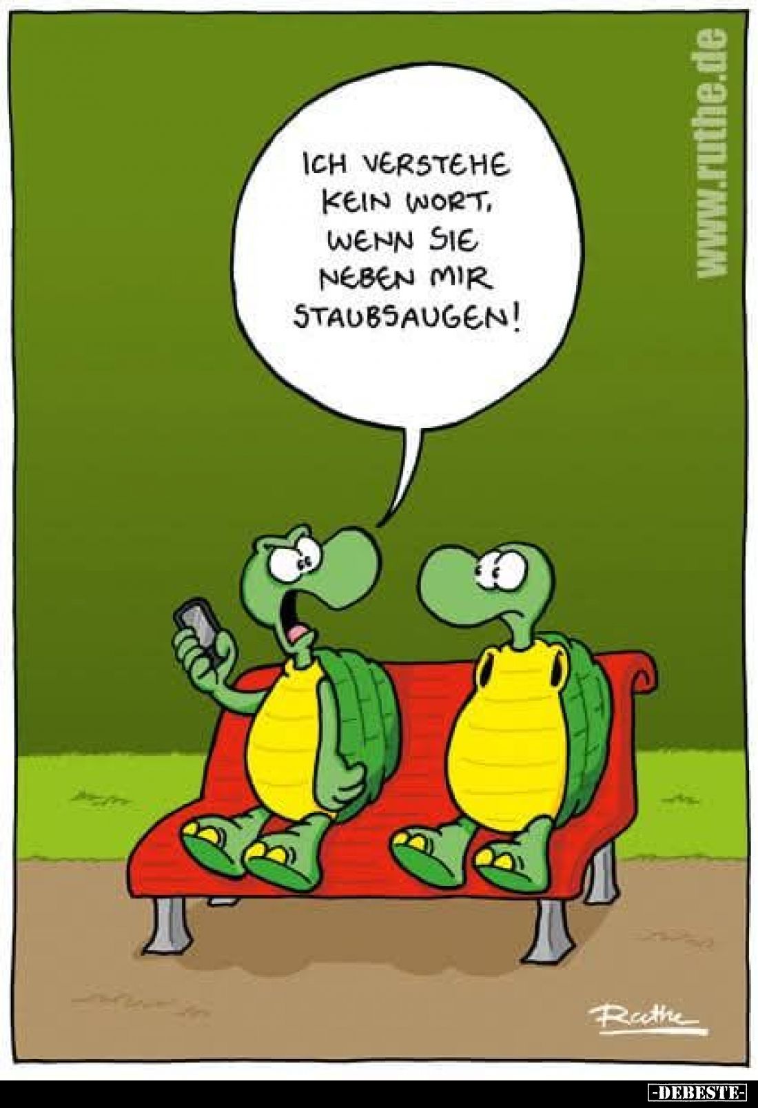 Ich verstehe kein Wort, wenn sie neben mir staubsaugen!.. - Lustige Bilder | DEBESTE.de