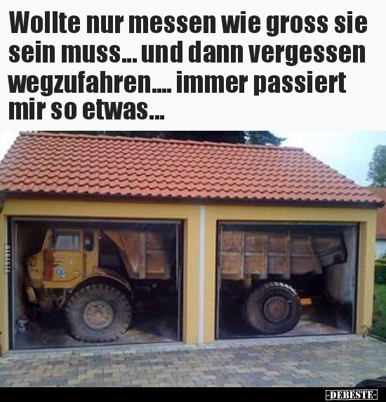 Wollte nur messen wie gross sie sein muss...