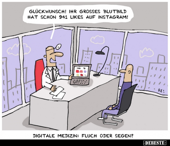 Glückwunsch! Ihr grosses Blutbild hat schon 941 Likes auf..