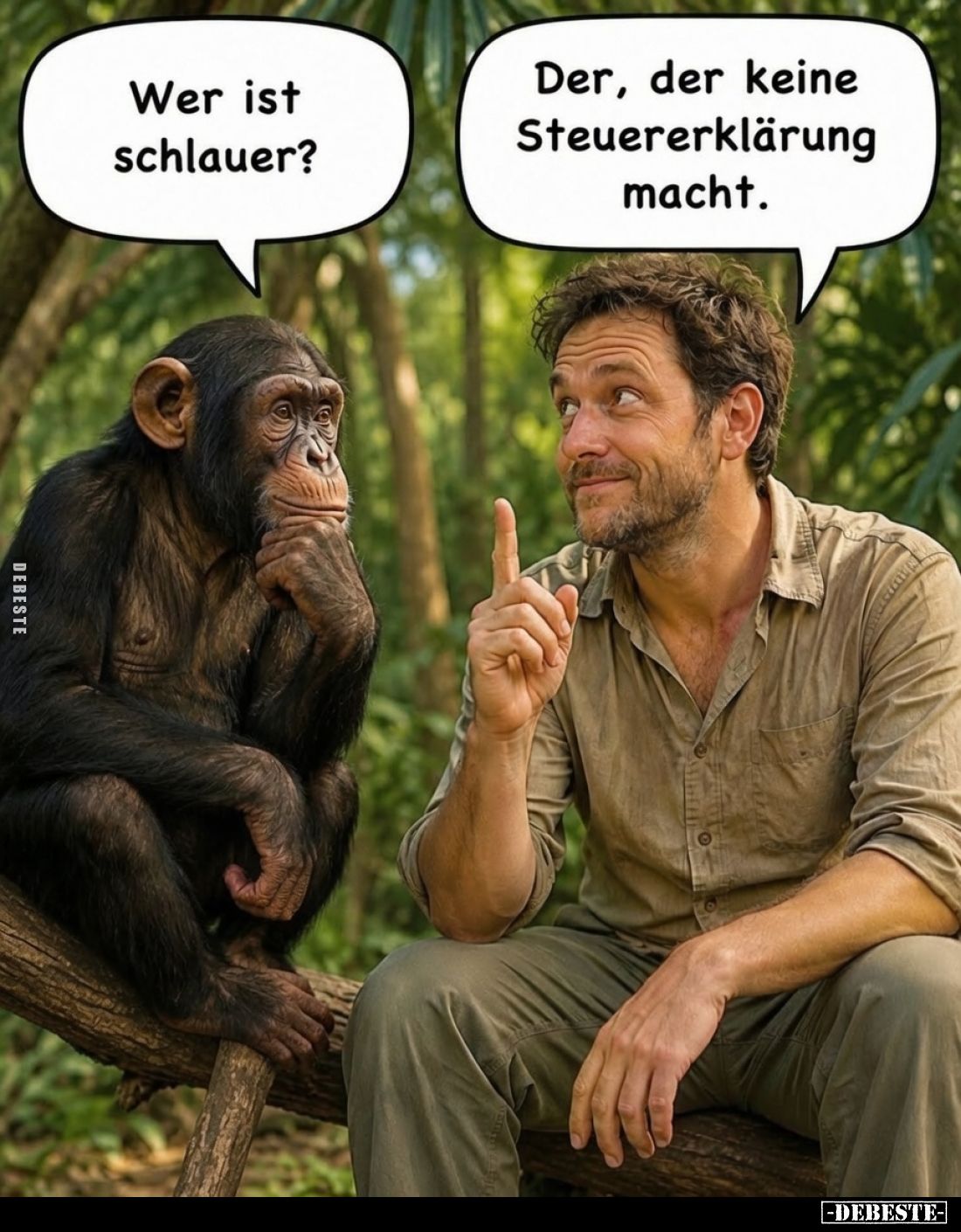 Wer ist schlauer? -
Der, der keine Steuererklärung macht.